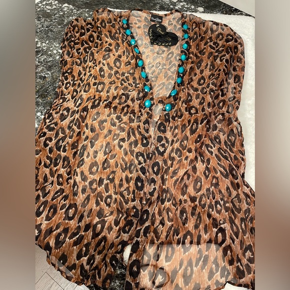 NWT beach bunny bikini coverup size S or M - Picture 11 of 13